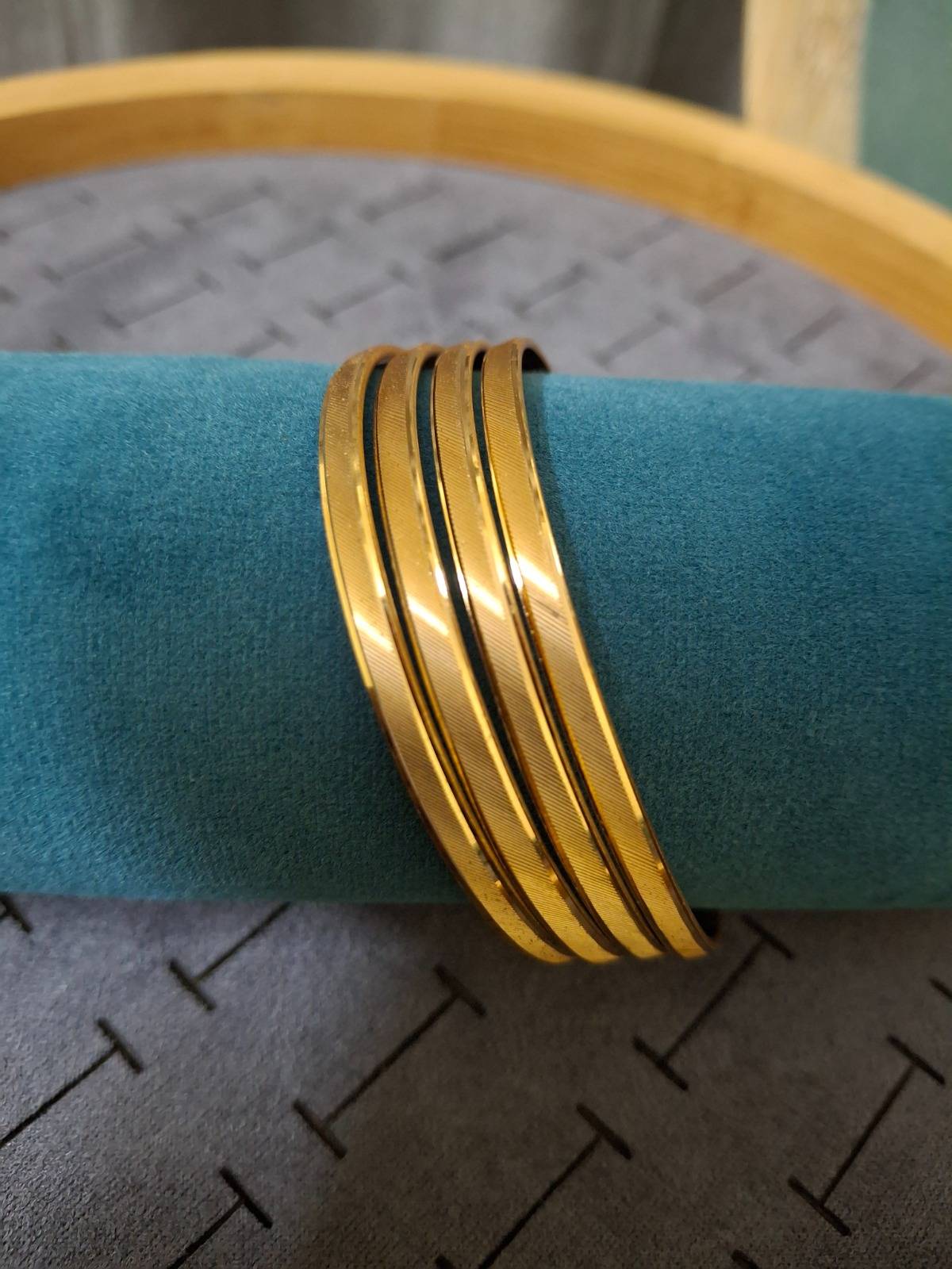 Microplating plain bangles